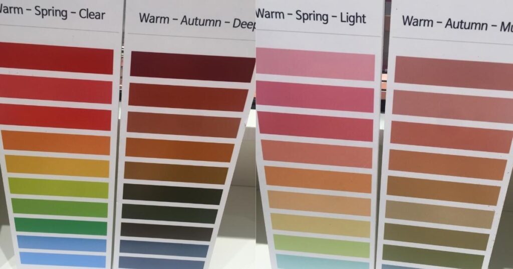パーソナルカラー診断（春と秋）